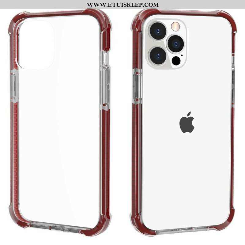 Etui do iPhone 13 Pro Przezroczyste Krawędzie Silikonowe